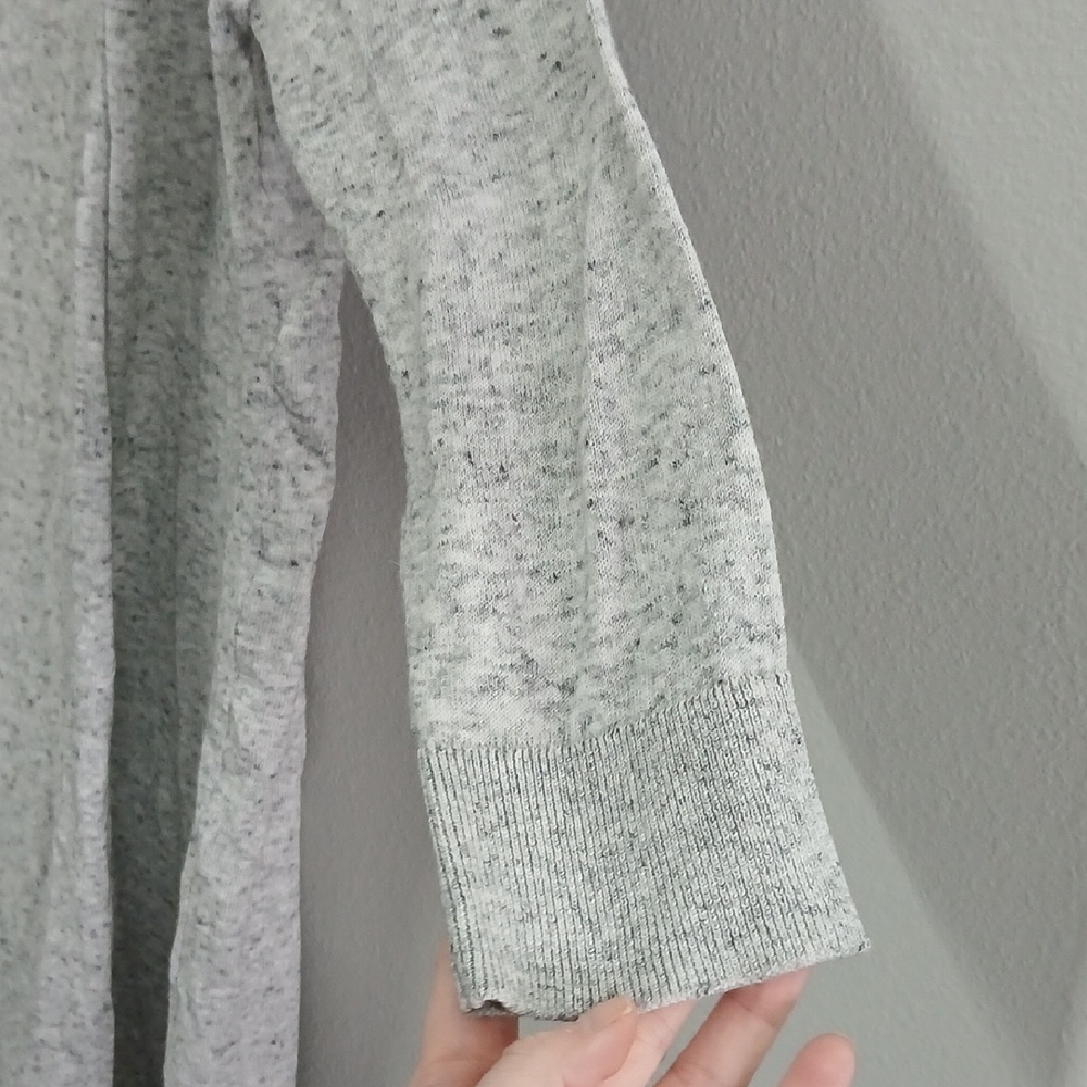 GAP Heather Gray Women's Open Cardigan - Picture 3 of 5